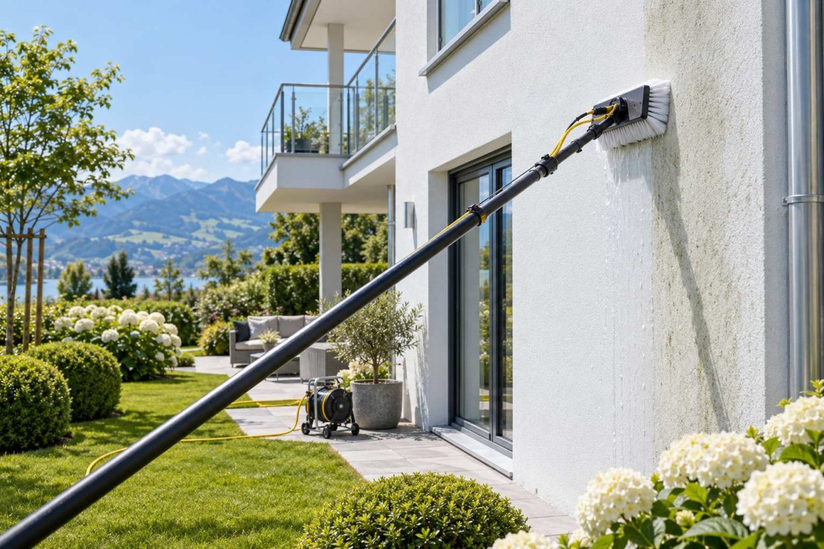 Fassadenreinigung vom Hauswart Witschi GmbH